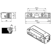 Elektricni prihvatnik O&C 5U8X10 5u 8x10 F.Safe ac/dc MS 3437
