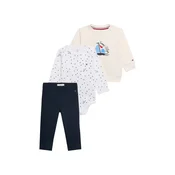 TOMMY HILFIGER Komplet Essential mornarska / bela / volneno bela