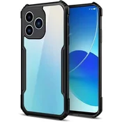 GS Hibridni ovitek za Realme Note 50 z zaščito pred padci, črn