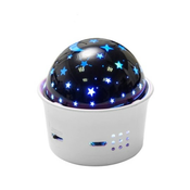 LED svjetiljka – projektor mini DJ - Dijamant, Bijela