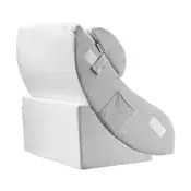 VEVOR Set klinaste blazin nastavljiv ortopedski 4-delni 74x475x22 cm bel