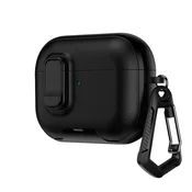 INF Polno zaščitni PC ovitek za AirPods Pro z varnostno zaponko Black, (5000244572)