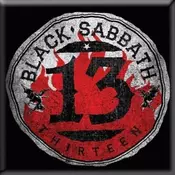 Black Sabbath 13 Flame Circle Magnet