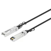 Intellinet 508407 InfiniBand in optični kabel 1 m SFP+ Črna, Srebrna