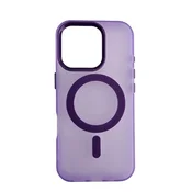 Silikonska futrola Magsafe FLURO COLOR Iphone 16 PRO LJUBICASTA