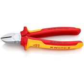 Knipex KP-7006180 Kliješta dijagonalna, 180 mm, krom-vanadij čelik, narančasto/crvena