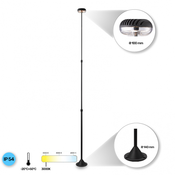 BB Link HILITE 5743 LED svetiljka stubna, 6W, 3000K, IP54, Siva-antracit