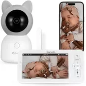 Lionelo - Polnilna otroška varuška z monitorjem BABYLINE 9.2 5V 3600 mAh