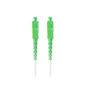 Lanberg Optical patch SM SC/APC-SC/APC simplex 2,5 m LSZH G657A2 3,0 mm bijeli FO-SASA-SS21-0025-WH