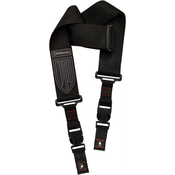 DiMarzio John Petrucci ClipLock Strap Nylon Black/Red Tekstilni remen za gitaru