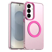 Hibridni ovitek Techsuit CandyCase MagSafe za Samsung Galaxy S26 - pink