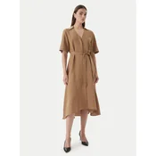 Marella Srajčna obleka Detto 2615221082 Rjava Regular Fit