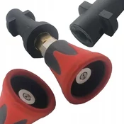 Rosfix MINI KOPITA S ŠOBO Z RAVNIM CURKOM 40° RDEČA KARCHER K2-K7 BAJONET 4000PSI, (22016685)