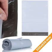 Rosfix Rosfix Folijske Vrečke 500 x 650 mm – Bela Barva, 100 Kos | LDPE, 50 µm, Samolepilni Trak, Vodoodporne, (21656560)