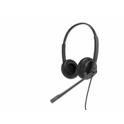 Yealink YHS34 DUAL naglavne slušalice i slušalice s ugradenim mikrofonom Žicano Obruc za glavu Ured / pozivni centar Crno