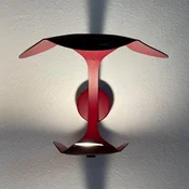 Knikerboker Le Gigine LED stenska svetilka, rdeča - Dnevna soba/jedilnica - Sodobni - Kovina