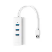 TP-LINK 3 portski 3.0-ás USB hub és gigabitni ethernet konverter 2 az 1-ben USB adapter