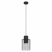 EGLO Viseca lampa MILLIGAN E27 O20 cm crna žicana 43625