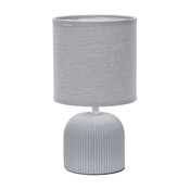 ONLI - Stona lampa SHELLY 1xE27/22W/230V siva 28 cm