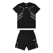 LONSDALE Trenirka za tek Bewick svetlo siva/črna/bela