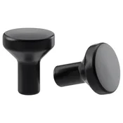 BAGGANÄS Gumb, črna, 21 mm