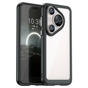 Hibriden ovitek Frame Shield za Huawei Pura 70 Pro - črn