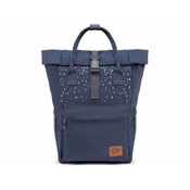 Kinderkraft ruksak za mame MOONPACK CONFETTI, denim