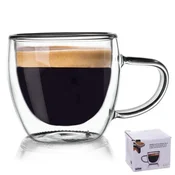 shumee Dvostenski termo kozarec za kavo, latte, čaj in espresso