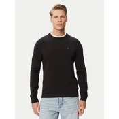 Tommy Jeans Pulover Essential DM0DM22853 Črna Slim Fit