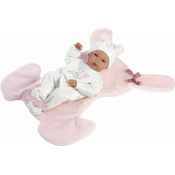 Llorens 63598 NEW BORN djevojcica - realisticna beba lutka s punim tijelom od vinila - 35 cm