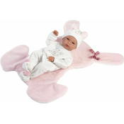 Llorens 63598 NEW BORN punčka - realistična otroška punčka s polnim ohišjem iz vinila - 35 cm