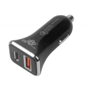 TB Avtopolnilec USB A+C Hitro polnjenje