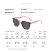 Mushe Unisex naocare za sunce, Roze