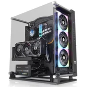 THERMALTAKE ohišje core p3 tg pro (midi tower), črno