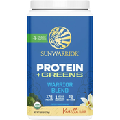 Sunwarrior Protein Warrior Blend + Greens 750 g, brez okusa