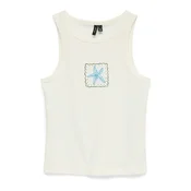 VERO MODA Top VMALLY  modra / oliva / bela