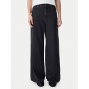 Weekend Max Mara Jeans hlače Vega 2615181041 Črna Wide Leg