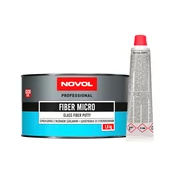 POLIESTERSKI KIT S STEKL. VLAKNI NOVOL FIBER MICRO 1,8kg S TRDILCEM | Topdom
