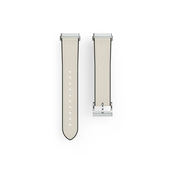HAMA narukvica za Fitbit Versa 3/Sense, koža, srebrna/bijela