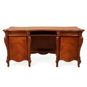 Casa Padrino luxury baroque desk brown 166 cm - Baroque style office furniture