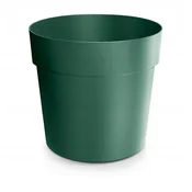 Prosperplast Klasični okrogli plastični cvetlični lonček, gozdno zelen, 12,4 cm, Grower