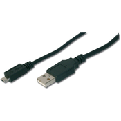 USB kabel A/moškiB/moški micro 1,8m