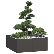 Sadilica crna 100x100x40 cm od celika
