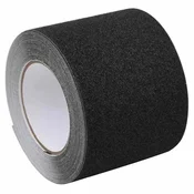 Vidaxl Protizdrsni trak črn 0,1x10 m PVC