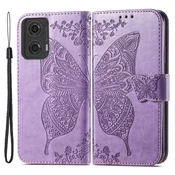 GS Ovitek za Motorola Moto G24/G24 Power/G04, metulj, vijoličen