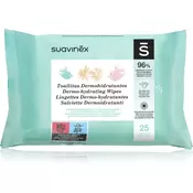 Suavinex Baby Dermo-hydrating Wipes vlažni robčki za obraz in telo 25 kos