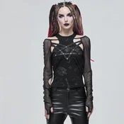 Ženska majica z dolgimi rokavi DEVIL FASHION - TT176