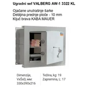 Ugradni sef VALBERG AW-1 3322 KL