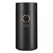 shumee Adler | AD 4446bg | Mlinček za kavo | 150 W | Prostornina kavnih zrn 75 g | Število skodelic kosov | Črna