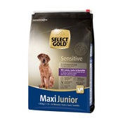 Select Gold Sensitive Junior Maxi jagnjetina, losos in krompir 4kg